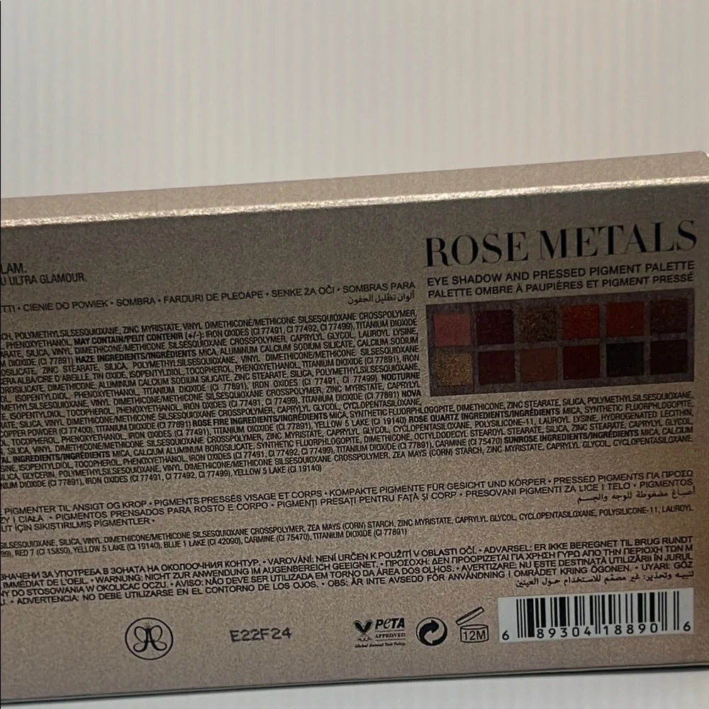 Anastasia Beverly Hills Rose Metals Eyeshadow Palette - Picture 13 of 13
